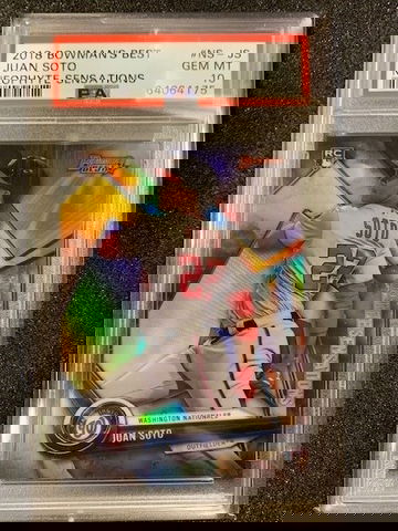 2018 Bowmans Best Juan Soto Neophyte Sensations PSA 10