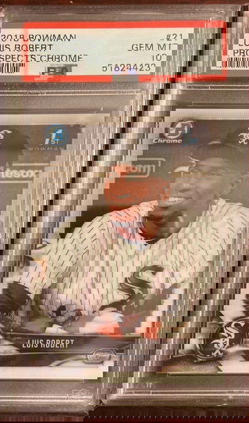 2018 Bowman Chrome Luis Robert PSA 10