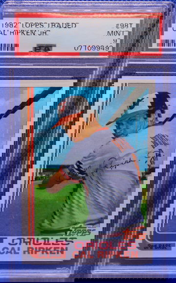 1982 Topps Traded Cal Ripken Jr. PSA 9 MINT HOF Rookie