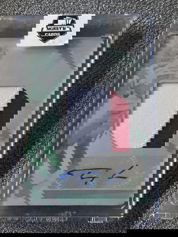 2021 Panini Limited Trey Lance Rookie 2-color patch Printing Plate Auto #1/1