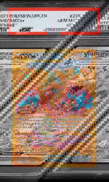 2023 Pokemon Scarlet and Violet Obsidian Flames Hyper Rare Charizard Ex #228 PSA 10