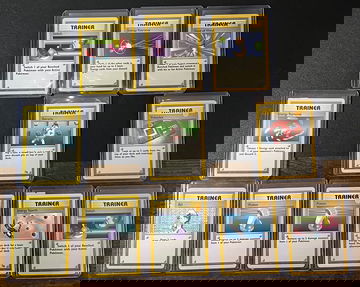 Lot Of 11- VTG 1999 Nintendo Pokemon Trainers Card 1- 1st Edition. Bill, Potion