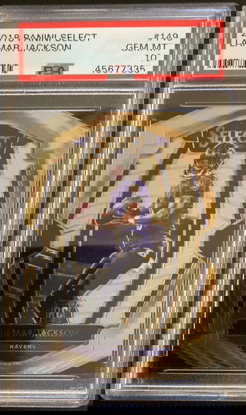 2018 select 149 Lamar Jackson psa 10