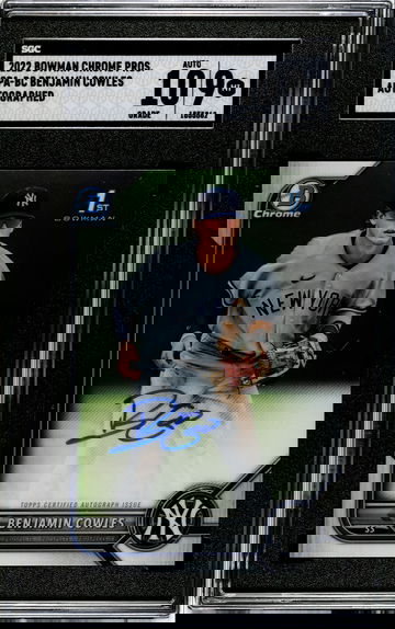 SGC 9 2022 Bowman Chrome Benjamin Cowles Auto