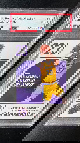 2018 Chronicles Lebron James PSA 9
