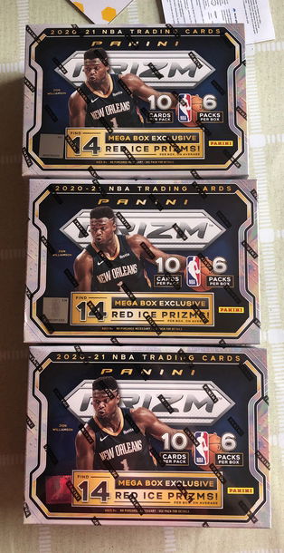 2020-2021 Panini Prizm Basketball Mega Boxs(3)