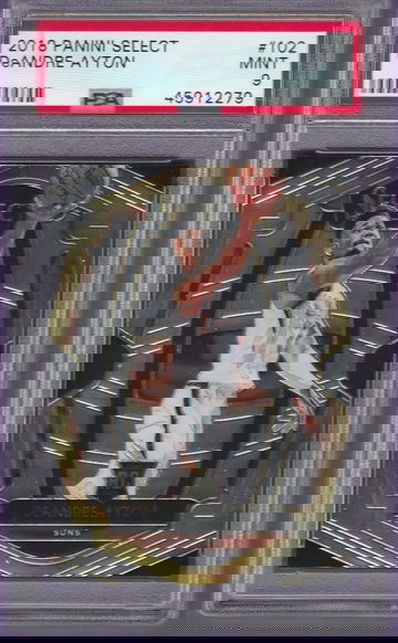 PSA 9 DeAndre Ayton 2018-19 Panini Select #102 Premier Level RC Rookie Phoenix Suns