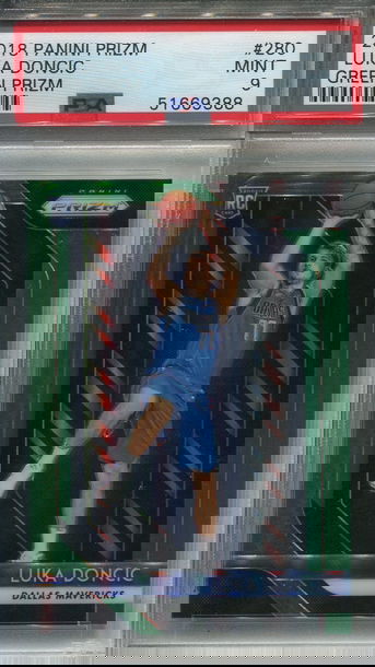 Luka Green Prizm RC PSA 9