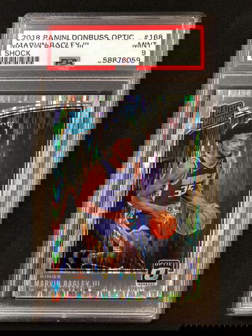 2018 Panini Donruss Optic - Marvin Bagley - Rated Rookie Shock Prizm PSA 9 Mint