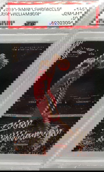 2019 Chronicles Zion Williamson Rookie #143 Luminance PSA 10