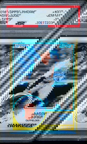 2018 Topps Chrome Aaron Judge 1983 PSA 10