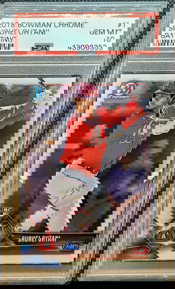 2018 Bowman Chrome Shohei Ohtani #1 PSA 10