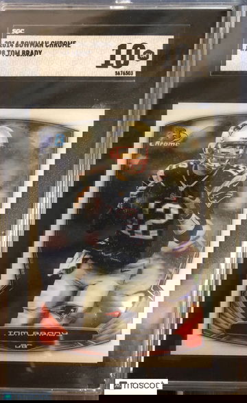 2014 Bowman Chrome #28 TOM BRADY SGC 10 Gem Mint New England Patriots