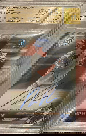 2017 Bowman Draft Nick Pratto True Gem 