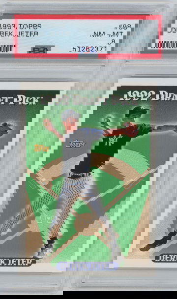 1993 Topps Derek Jeter #98 Rookie RC PSA 8 NM-MT