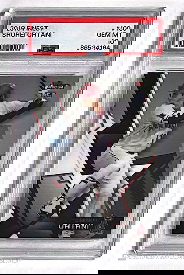 2018 Topps Finest Shohei Ohtani #100 PSA 10 GEM MINT Rookie RC