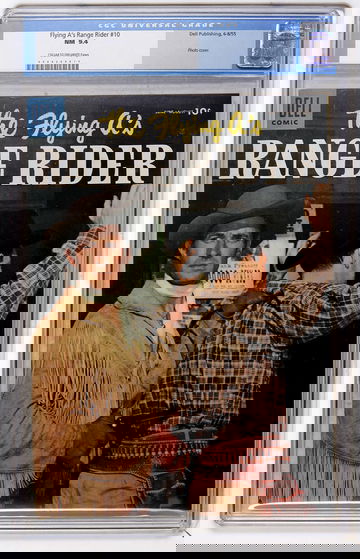 FLYING A'S RANGE RIDER #10, CGC 9.4 NM -- Highest Graded!