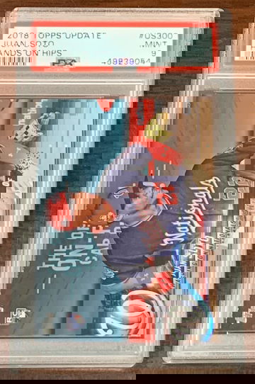 2018 Topps Update Juan Soto Hands On Hips PSA 9