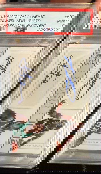 2012 National Treasures Kawhi Leonard Dual Rookie Auto Silver /25 PSA 9