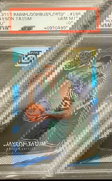 Jayson Tatum Optic Holo PSA 10