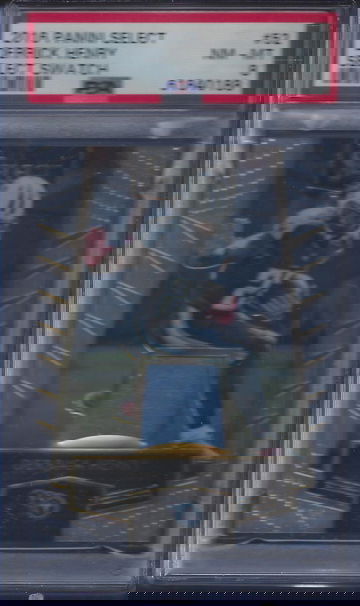 2016 Select Swatch #52 Derrick Henry PSA 8 (BillsGridironGreats)