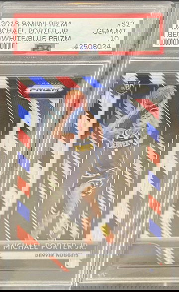 Michael Porter Jr. 2018-19 Prizm RC Red White & Blue PSA 10