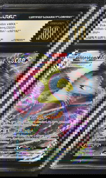 2020 Pokémon Sword & Shield Rebel Clash Inteleon #050/192 VMAX CGC Pristine 10