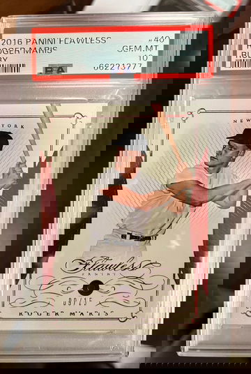 2016 Panini FLawless Roger Maris Ruby PSA 10