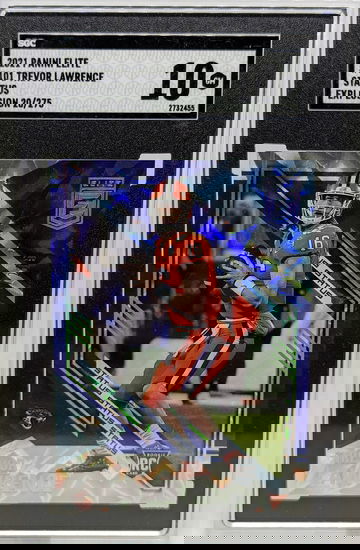 2021 Panini Elite Trevor Lawrence #101 SGC 10 Status Explosion Rookie RC