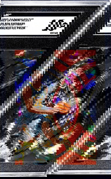 2023 Panini Select Red Cracked Ice Ben Sheppard #105 RC SGC 10