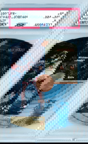 1997 SPx Michael Jordan Bronze PSA 8 #6