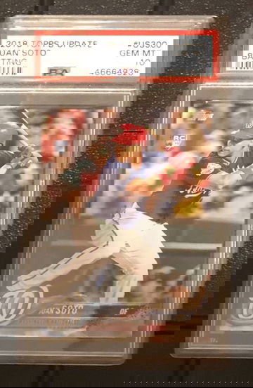 Juan Soto topps update Us300 Psa 10