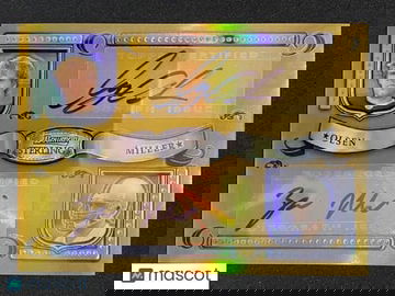 2007 Bowman Sterling Dual Gold Greg Olsen Zach Miller auto /250