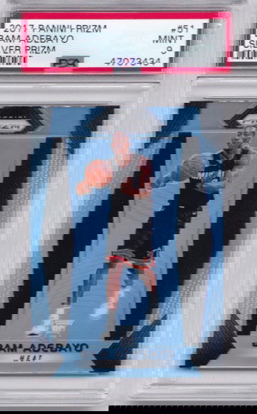 2017 Bam Adebayo Prizm Silver PSA 9