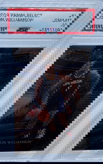 2019 Panini Select Zion Williamson PSA 10 GEM MINT