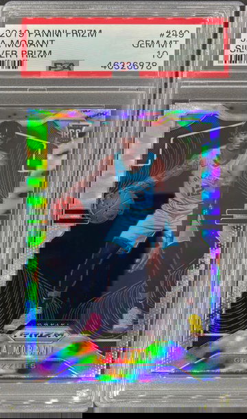 Ja Morant Silver Prizm PSA 10