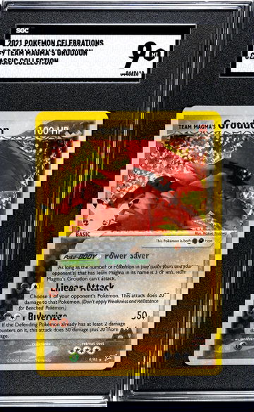 2021 Pokemon Celebrations #9 Team Magma's Groudon Classic Collection SGC 9