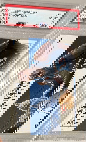 2002 Fleer Premium Michael Jordan Skylines /2500 PSA 9