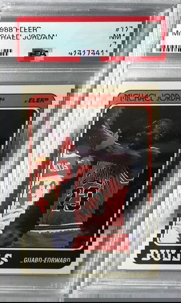 Michael Jordan 1988 Fleer #17 - PSA 7