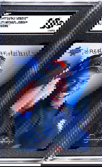 1997 Upper Deck Michael Jordan SGC 10 Visions MJ21 Baseball