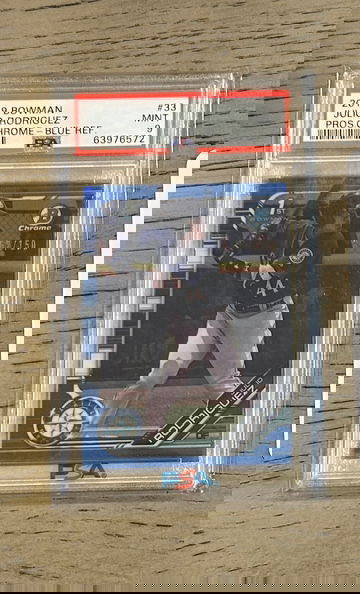 2019 Bowman Chrome Blue /150 Julio Rodriguez