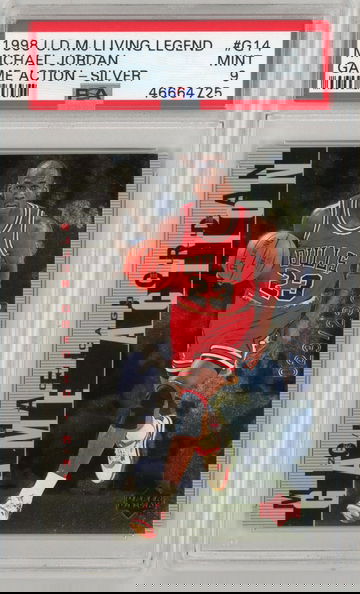 1998 Upper Deck Michael Jordan Living Legend Silver #G14 Michael Jordan /230 PSA 9
