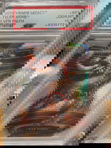 2019 Tyler Herro Panini Select Premier Silver PSA 10
