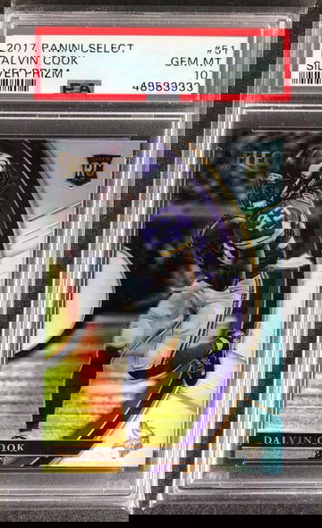 2017 Panini Select Dalvin Cook Silver Concourse