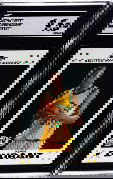 Kevin Durant - Topps Rookie - 2007-08 - #2 Rookie Set - Mint+ SGC 9.5