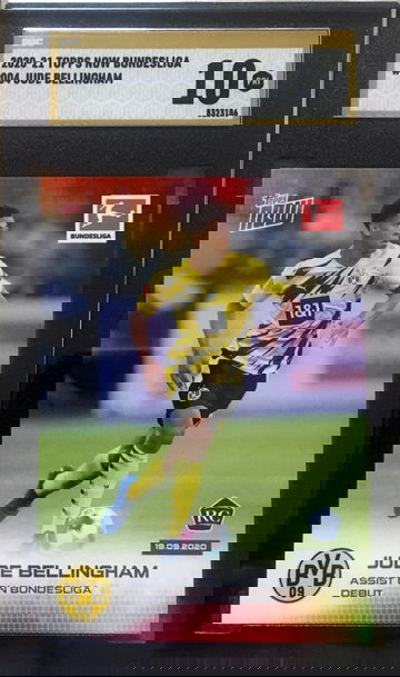 2020-21 Topps Now Bundesliga #004 JUDE BELLINGHAM SGC 10 PRISTINE GEM MINT RC Rookie Card