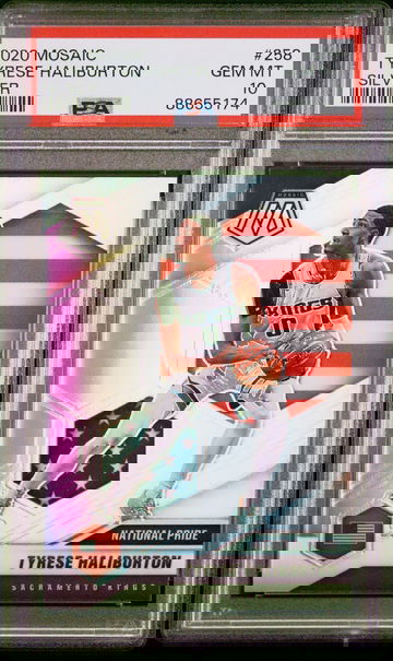 2020 Tyrese Haliburton Mosaic Silver Prizm 258 PSA 10 Gem Mint