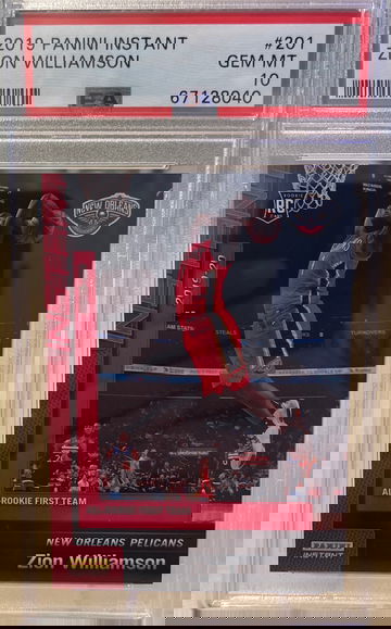 2019 Panini Instant Zion Williamson #201 PSA 10 /1341