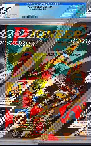 PIONEER PICTURE STORIES #1 CGC 2.5 CLASSIC GOLDEN AGE PRE-CODE WWII STORIES 1941