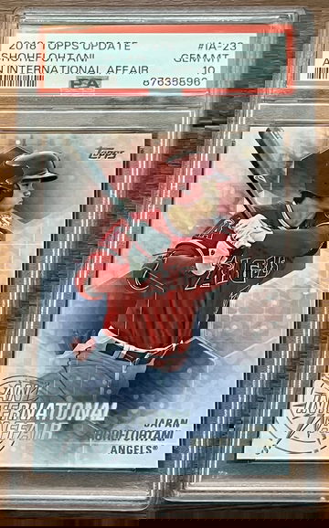 2018 Topps Update Shohei Ohtani An International Affair PSA 10 #IA-23 RC